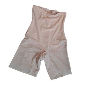 Honeylove Tan Shaper Shorts Ladies Large Open Crotch Boned Slimming